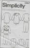 Picture of B95 SIMPLICITY S9673: CHILDS  LOUNGE DRESS, TOP & PNATS  SIZE 3-8