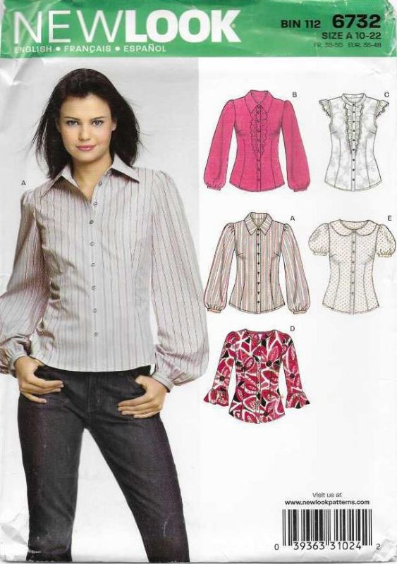 Picture of B102 NEW LOOK 6732: BLOUSE SIZE 10-22