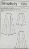 Picture of B181 SIMPLICITY 1856: SKIRT SIZE 10-20