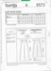 Picture of B134 BURDA 6573: PANTS SIZE 6-18