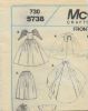 Picture of F11 McCALL'S 5738: FASHION DOLL CLOTHES SIZE 11.5" or 29cm