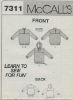 Picture of F4 McCALL'S 7311: MEN'S JACKET & HEADBANDS SIZE 42''-48"