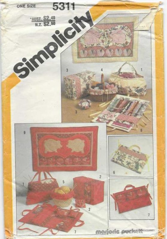 Picture of F14 SIMPLICITY 5311: STRING QUILTED SEWING ACCESSORIES & HANGINGS