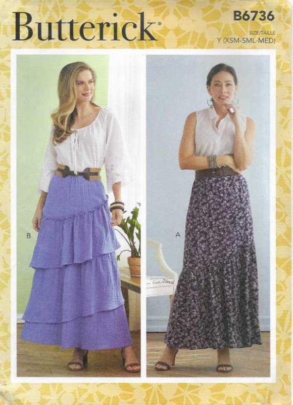 Picture of C279 BUTTERICK B6736: SKIRT SIZE 4-14