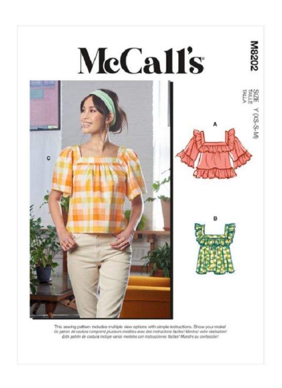 Picture of C160 McCALL'S M8202: MISSES  TOP SIZE 16-26