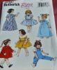 Picture of C251 BUTTERICK B6302:  RETRO DOLL'S CLOTHES FOR 18"OR 46.cm 