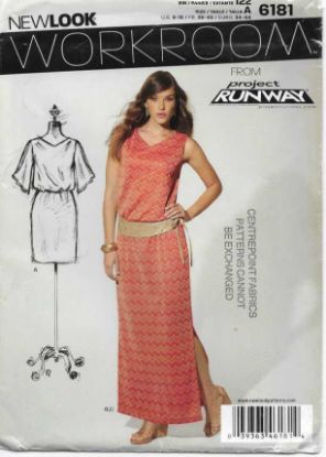 Picture of 25 NEW LOOK 6181: DRESS SIZE 8-18