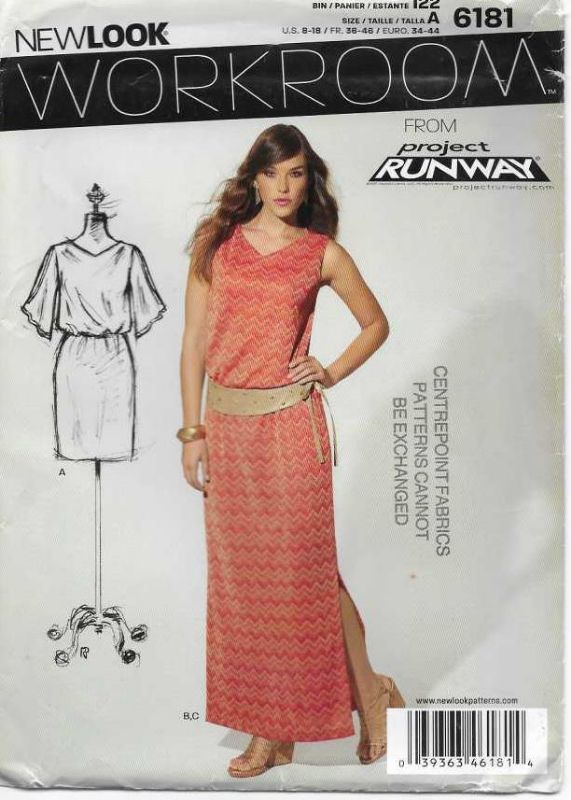 Picture of 25 NEW LOOK 6181: DRESS SIZE 8-18