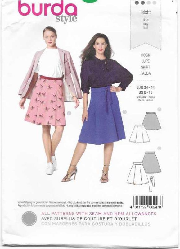 Picture of 74 BURDA 6247: SKIRT SIZE 8-18