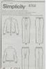 Picture of B54 SIMPLICITY 8702: KNIT JACKET , & LEGGINGS SIZE 16-24