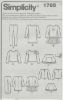 Picture of B199 SIMPLICITY 1785: CHILDS SKIRT & DRESS, TOP & LEGGINGS SIZE 4-8