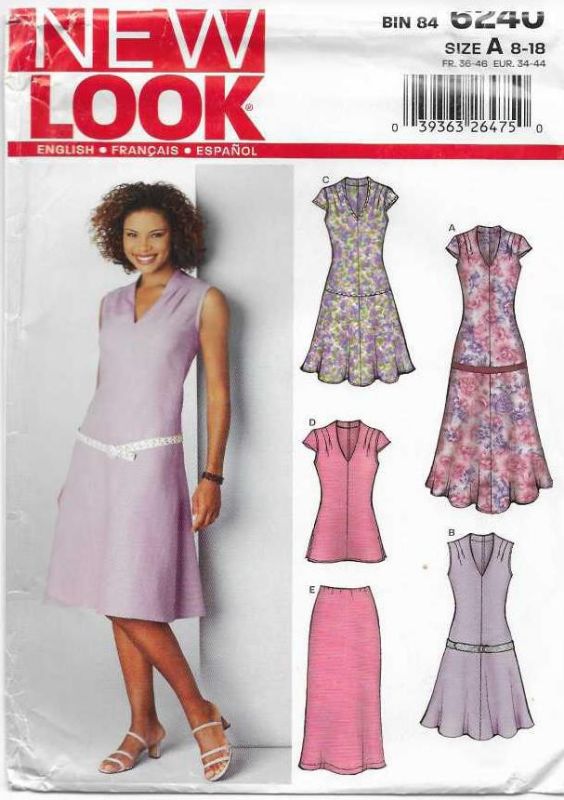 Picture of B13 NEW LOOK 6240: TOP, SKIRT & DRESS SIZE 8-18