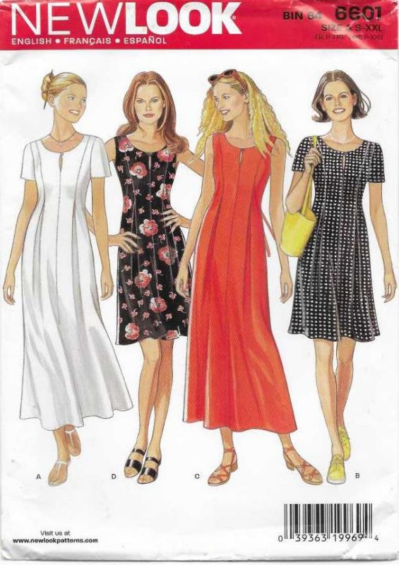Picture of B4 NEW LOOK 6601: DRESS SIZE 10-28