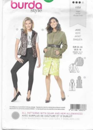 Picture of B171 BURDA 6337: JACKET SIZE 8-18