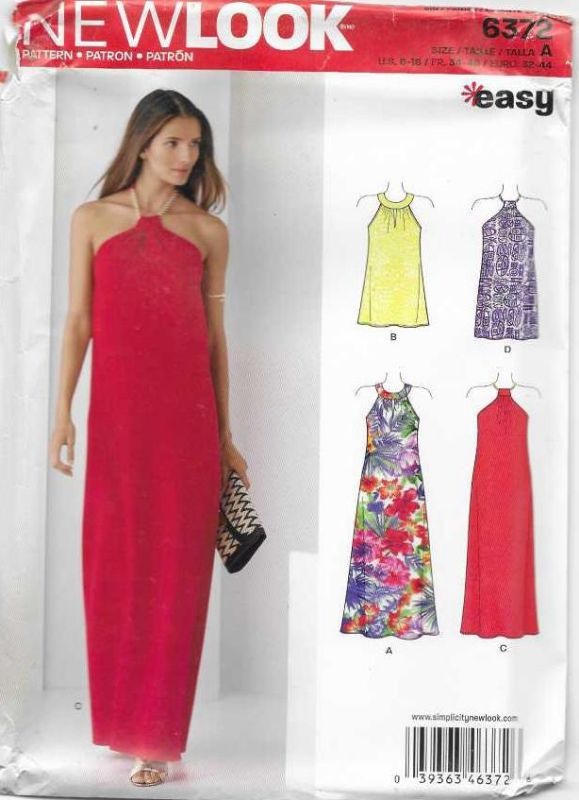 Picture of B39 NEW LOOK 6372: DRESS SIZE 6-18