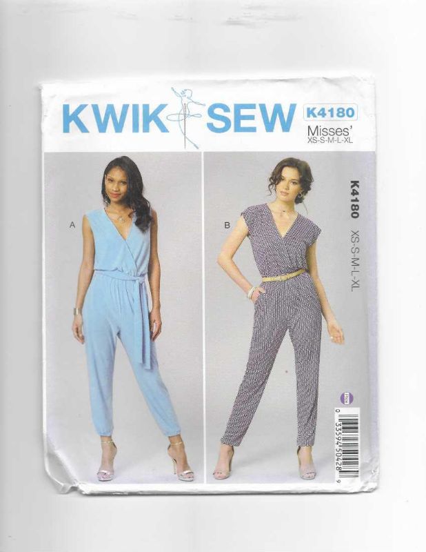 Picture of C7 KWIK*SEW K4180: JUMPSUITS & SASH SIZE XS-XL
