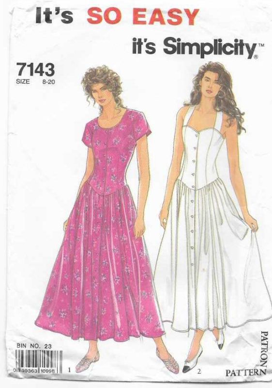 Picture of C8 SIMPLICITY 7143: DRESS SIZE 8-20
