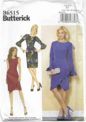 Picture of C356 BUTTERICK B6515: DRESS SIZE 14-22