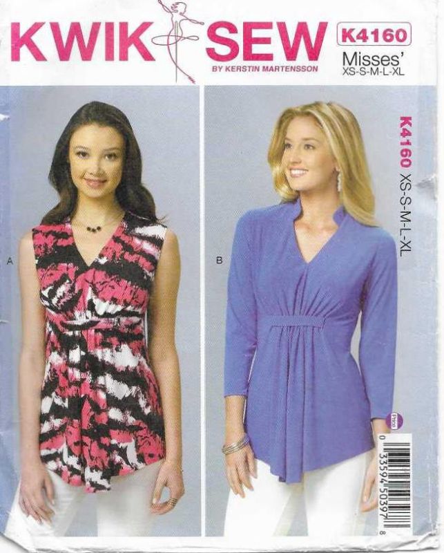 Picture of C108 KWIK*SEW K4160: TOP SIZE XS-XL