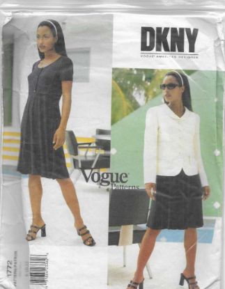 Picture of C145 VOGUE 1772: DRESS & JACKET SIZE 8-12