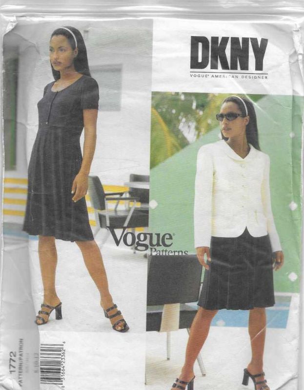 Picture of C145 VOGUE 1772: DRESS & JACKET SIZE 8-12