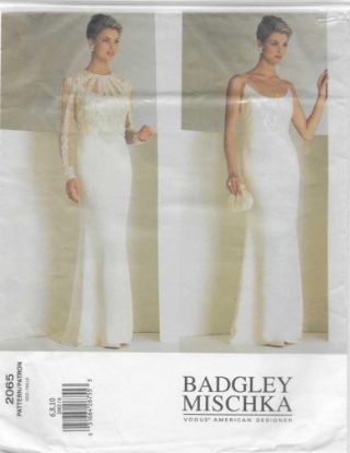 Picture of C134 VOGUE 2065: TOP & DRESS SIZE 6-10