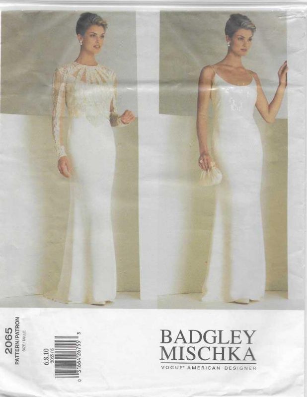 Picture of C134 VOGUE 2065: TOP & DRESS SIZE 6-10