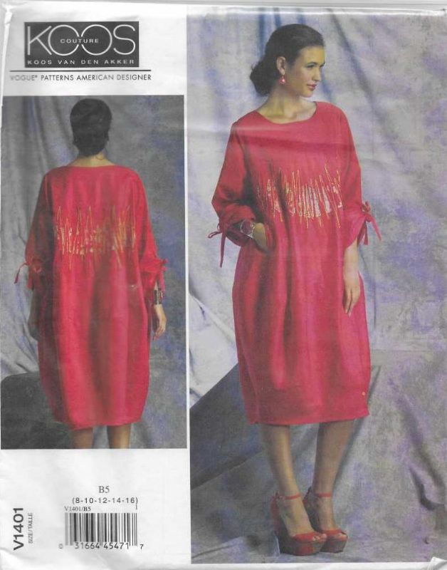Picture of C319 VOQUE V1401: OVERSIZED PULLOVER DRESS SIZE 8-16