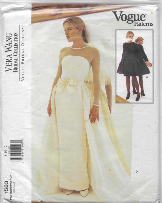 Picture of A43 VOGUE 1583: DRESS & OVERSKIRT SIZE 8-12
