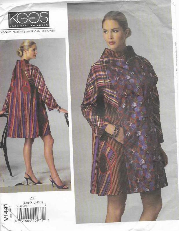 Picture of A86 VOGUE V1441: MISSES COAT SIZE 16-26