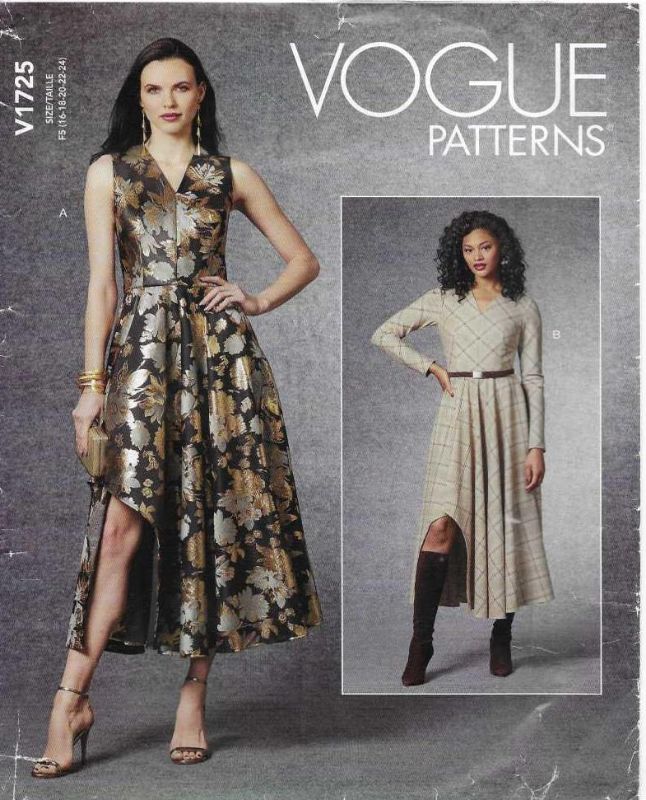 Picture of A87 VOGUE V1725: DRESS SIZE 16-24