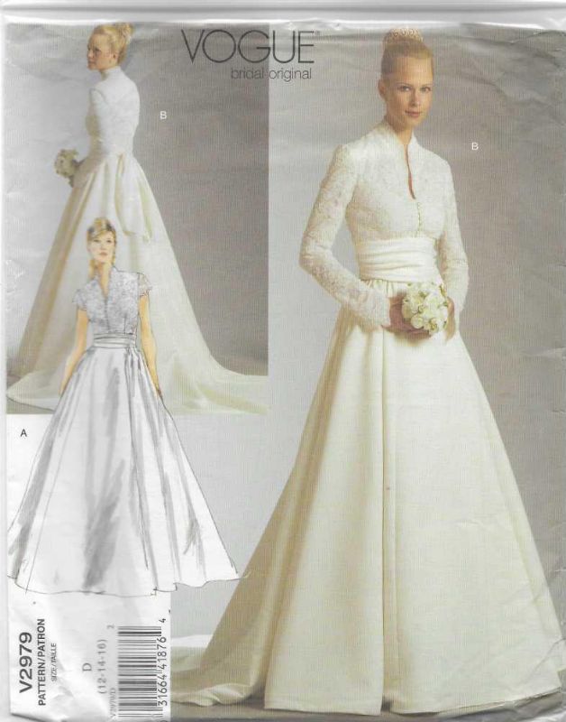 Picture of F13 VOGUE V2979: DRESS & SASH SIZE 12-16