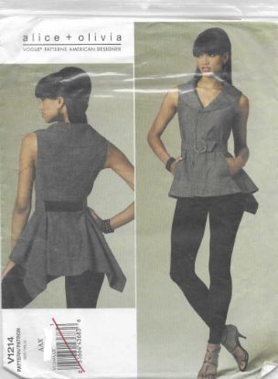 Picture of A6 VOGUE V1214: TOP & PANTS SIZE 4-10