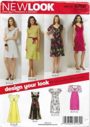 Picture of B260 NEW LOOK 6750: DRESS SIZE 8-18