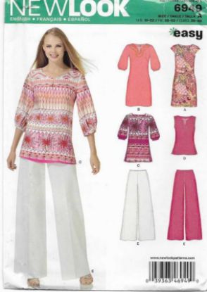Picture of B141 NEW LOOK 6949: DRESS, TOP & PANTS SIZE 10-22