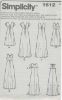 Picture of C268 SIMPLICITY 1612: DRESS SIZE 10-18