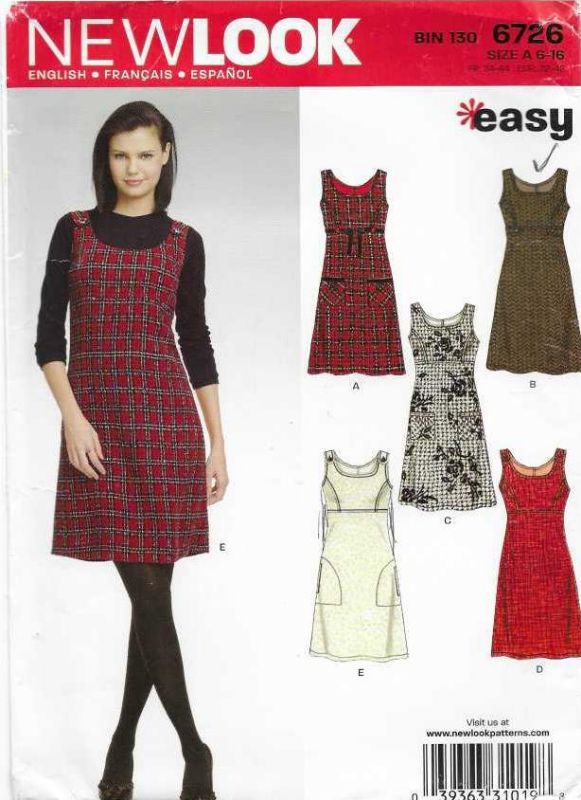 Picture of C221 NEW LOOK 6726: DRESS SIZE 6-16