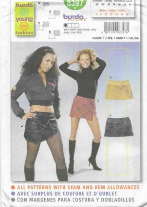 Picture of C18 BURDA 8397: SKIRT SIZE 6-18