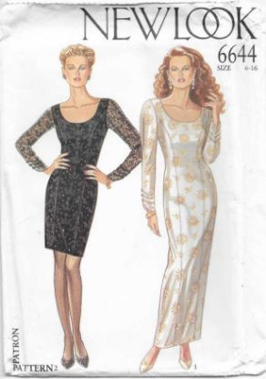 Picture of C356 NEW LOOK 6644: DRESS SIZE 6-16