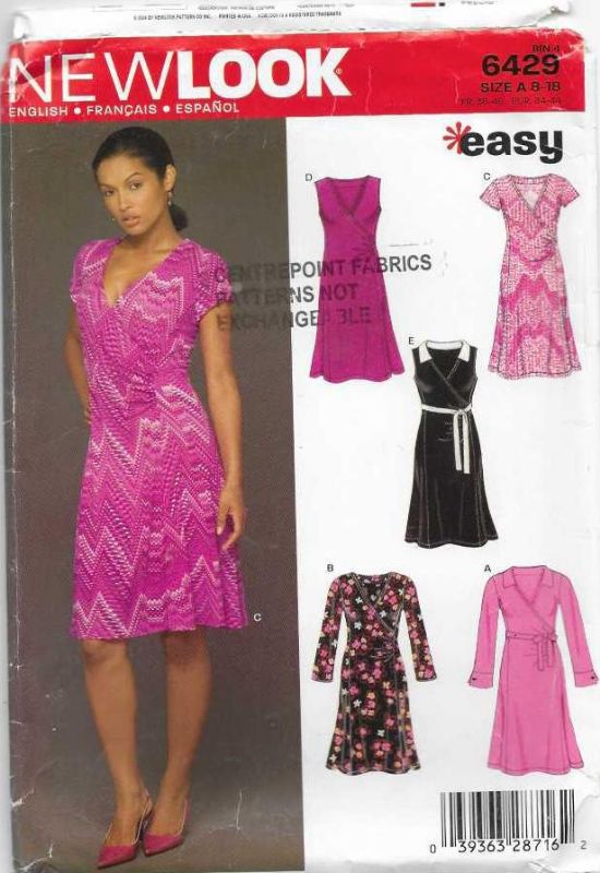Picture of C279 NEW LOOK 6429: DRESS SIZE 8-18