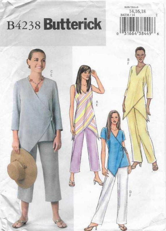 Picture of C283 BUTTERICK B4238: TOP & PANTS SIZE 14-18