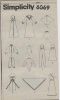 Picture of A42 SIMPLICITY 6369: WARDROBE FOR 11.5" or 29cm DOLLS CLOTHES (BARBIE RETRO) 