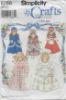 Picture of A46 SIMPLICITY 8766: DOLL CLOTHES COLLECTOR DOLLS SIZE 16"- 18"