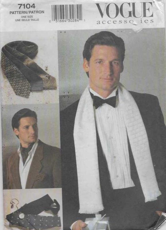 Picture of A132 VOGUE 7104: MEN'S ACCESSORIES ONE SIZE 
