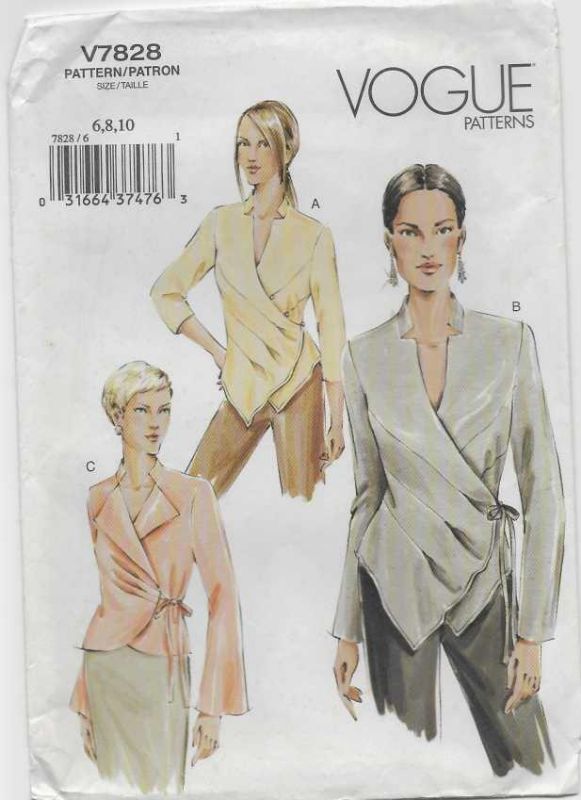 Picture of A136 VOGUE V7828: TOP SIZE 6-10