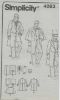 Picture of C253 SIMPLICITY 4083: MENS COSTUME SIZE XS-M 
