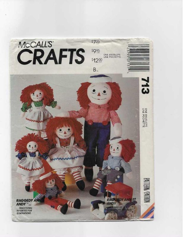 Picture of A33 McCALL'S 713: DOLL WITH CLOTHES