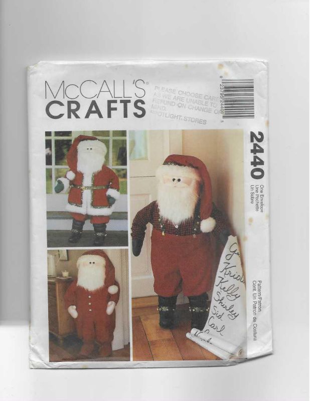 Picture of A32 McCALL'S 2440: SANTA DOOR GREETERS SIZE 40"or 102cm