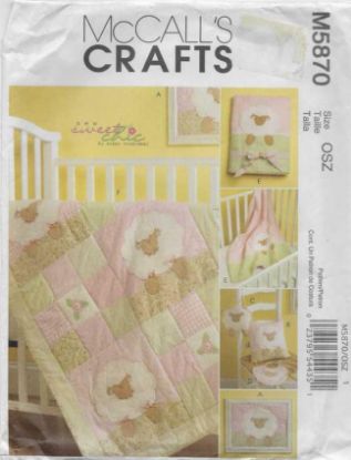 Picture of A31 McCALL'S M5870: QUILT BLANKET, PILLOW, 