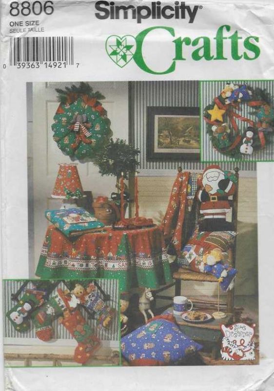 Picture of A21 SIMPLICITY 8806: CHRISTMAS ORNAMENTS 